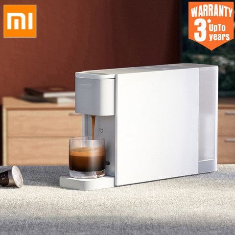 Кофемашина Xiaomi Mijia Капсульная для эспрессо S1301, автоматическое отключение, защита от удаления одним нажатием, кофеварка для рабочего стола ► Фото 1/6