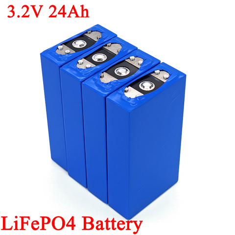 3,2 V 24Ah батарейный блок LiFePO4 фосфат большой емкости 24000 мАч мотоцикл электромобиль аккумуляторные батареи для двигателя модификации ► Фото 1/6