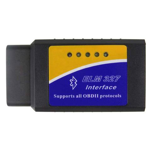 Автомобильный диагностический сканер ELM327, Bluetooth V1.5, OBD2, для Android v 1,5 ELM 327, Bluetooth адаптер, OBD 2 считыватель, диагностический инструмент ► Фото 1/6