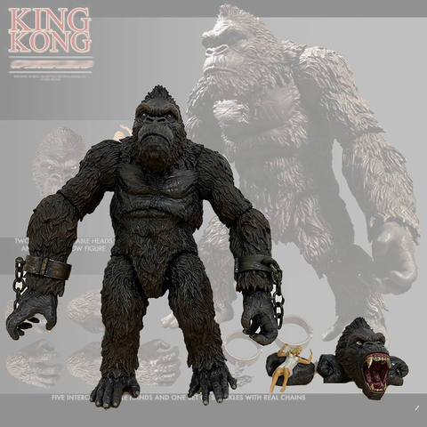 King Kong шарнирная экшн-фигурка Kingkong Коллекционная модель игрушка подарок 18 см ► Фото 1/6