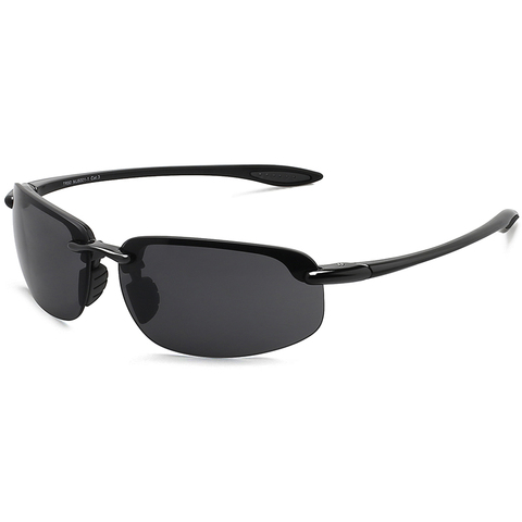 Солнцезащитные очки maxfly400 для мужчин и женщин, классические модные, без оправы, для вождения, велоспорта, походов, из материала TR90, UV400, 8001 ► Фото 1/6