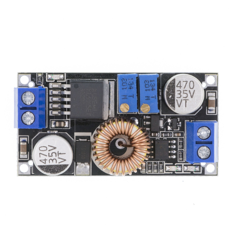 Понижающий преобразователь XL4015 E1 DC-DC, оригинальный модуль зарядного устройства CC CV 5А, светодиодная зарядная силовая плата для литиевых бат... ► Фото 1/6