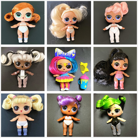 Выберите 1 штуку L.O.L. Серия сюрпризов, 5 волос, меняющий цвет, 8 см, куклы с волосами старшей сестры, Лол, набор, детская игрушка для игр, подарок ► Фото 1/6