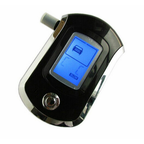 Новый цифровой тестер на алкоголь для дыхания мини анализатор для дыхания алкоголя AT6000 детектор движения инструмент для тестирования води... ► Фото 1/6