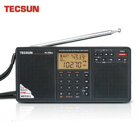 Tecsun PL-398MP DSP цифровой FM/MW/LW коротковолновый радиоприемник с ETM ATS DSP Двойной Динамик Приемник mp3-плеер ► Фото 1/6