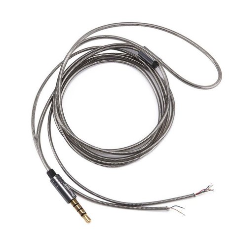1,5 м Hi-Fi наушники гибкий кабель для ремонта 3,5 мм разъем для наушников аудио кабель Ремонт Замена шнур провод кабель наушников 4 контактный ра... ► Фото 1/6