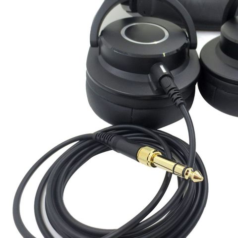 Сменный кабель для наушников Audio-Technica ATH-M50X M40X M60X M70X подходит для многих наушников 23 августа 6,35 мм ► Фото 1/6
