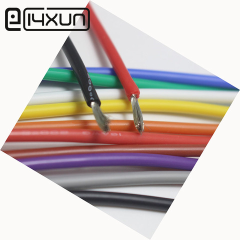 1 метр 18AWG силиконовый провод ультра 18 # гибкий кабель 0,75 мм2 высокотемпературный тестовый провод ► Фото 1/1