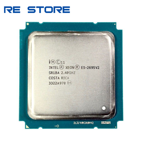 Бывший в употреблении серверный процессор Intel Xeon E5 2695 v2 2,40 ГГц 30 Мб 12-ядерный 115 Вт LGA 2011 SR1BA E5 2695V2 ► Фото 1/1