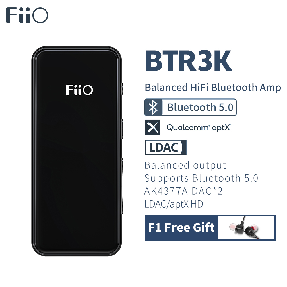 FiiO BTR3K AK4377A * 2 Сбалансированный Bluetooth 5,0 Amp USB DAC,  поддержка LDAC/aptX HD lossless HiFi кодеки, звонки в режиме громкой связи,  2,5/3,5 мм - История цены и обзор | Продавец AliExpress -