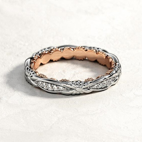 Huitan простое классическое женское кольцо на палец с низким ключом простой и элегантный дизайн Свадебная вечеринка ежедневный носимый стиль... ► Фото 1/6