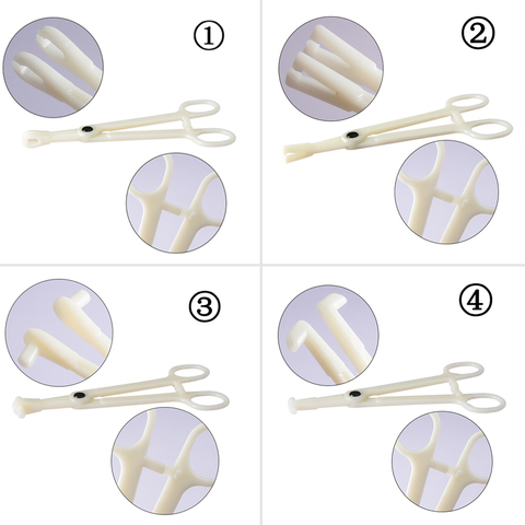 1 шт., акриловый набор для пирсинга, профессиональный одноразовый зажим, плоскогубцы, инструмент для пупка или носа, щипцы для перегородки, перманентные ювелирные изделия для тела ► Фото 1/6