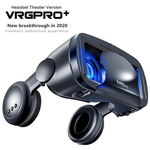 Горячая распродажа! VRG PRO VR Gglasses Виртуальная реальность 3D очки полный экран визуальные широкоугольные VR очки для смартфонов от 5 до 7 дюймов ► Фото 1/6
