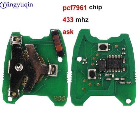Пульт дистанционного управления для автомобиля jingyuqin, электронная плата для PEUGEOT 106 206 207 306 307 406 Partner CITROEN C1 C2 Berlingo Xsara Picasso ► Фото 1/3