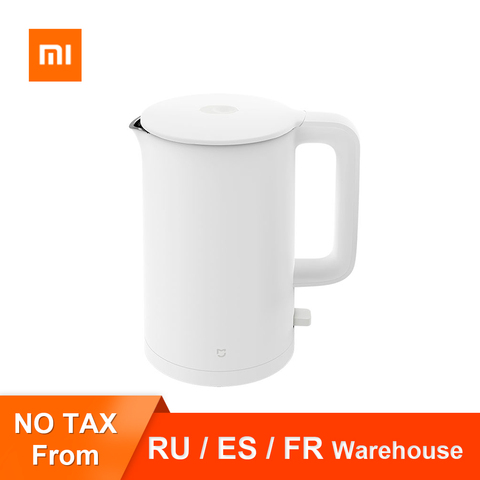 Оригинальный Xiaomi Mijia Электрический чайник 1А, быстрый нагрев, нержавеющая интеллектуальная система контроля температуры, чайник с защитой о... ► Фото 1/6