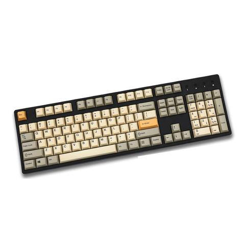 Cheese keycap 108/130 клавиши PBT Вишневый профиль, сублимированный MX Переключатель для механической клавиатуры, keycap, продажа только keycap ► Фото 1/3