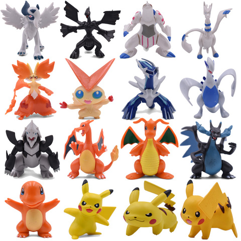 4-9 см Мега Charizard X & Y Charmander Lugia Absol Reshiram Palkia agron Zekrom Victini Delphox аниме экшн-игрушки из ПВХ, фигурки ► Фото 1/6