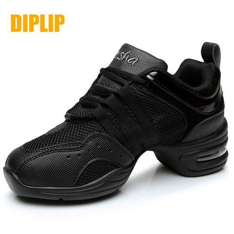 DIPLIP новая спортивная танцевальная обувь с мягкой подошвой, дышащая обувь для женщин, обувь для джаза, современный танец, размер 34-45 ► Фото 1/1