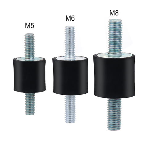 Универсальный автомобильный амортизатор M5/M6/M8, антивибрационный Резиновый демпфер для пневматических компрессоров, насосов, механических станков ► Фото 1/6