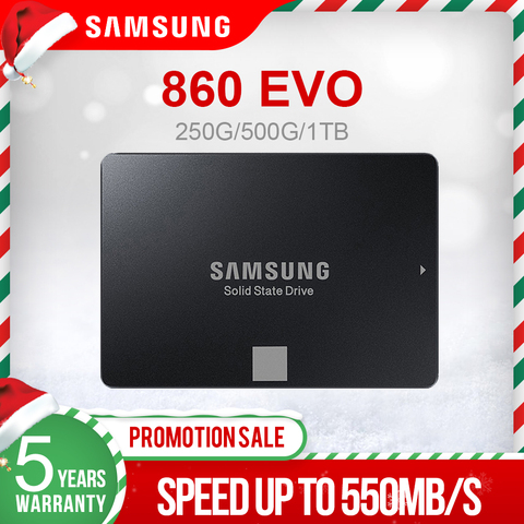 SSD-накопитель SAMSUNG 860 EVO 250/500 Гб 1 Тб ► Фото 1/6