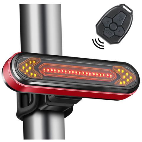 Светильник светильник задний Предупреждение дсветодиодный Аккумуляторный с зарядкой от USB и ду ► Фото 1/6