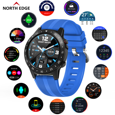 Смарт-часы North Edge с GPS, Bluetooth, компасом и Пульсометром ► Фото 1/6