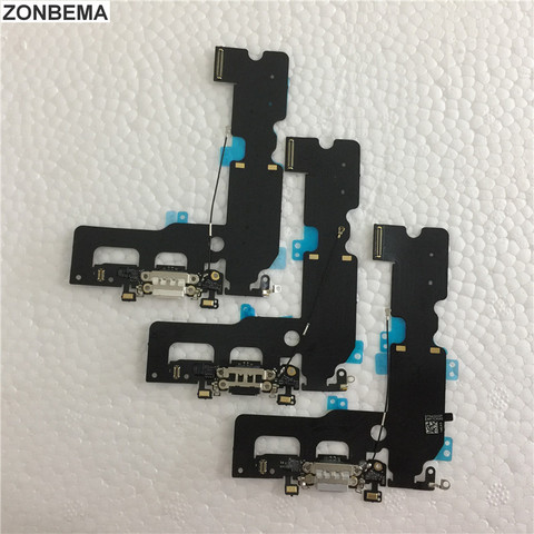 Зарядное устройство ZONBEMA, док-станция с usb-разъемом, гибкий кабель для iPhone X 5 7 8 Plus, аудиоразъем для наушников ► Фото 1/6