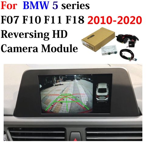 Оригинальный дисплей, Модернизированная система для BMW 5 серии F07 F10 F11 F18 2010 ~ 2022, автомобильная задняя парковочная камера, интерфейс декодера ► Фото 1/6