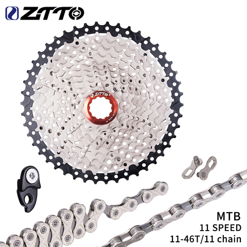 Кассета звёздочек ZTTO для горного велосипеда 11s 11-46T, коэффициент маховика для деталей M9000 XT SLX R GX X1 XO ► Фото 1/6