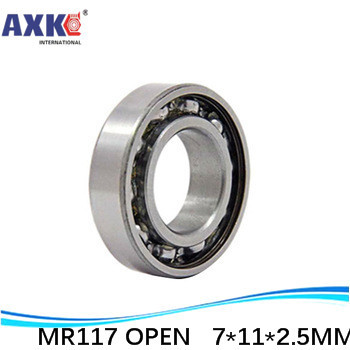 MR117 подшипник ABEC-5 7*11*2,5 мм миниатюрный MR117-открыть упорные шариковые подшипники L-1170 SMR117 MR117K SUS440C ► Фото 1/6