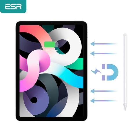 Магнитный стилус ESR для iPad Air 4 2022, чувствительный цифровой стилус для iPad, карандаш, магнитное крепление для 2022 iPad Pro 11 12,9 ► Фото 1/6