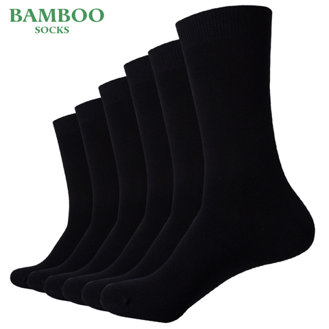 Подходящие Мужские бамбуковые носки в деловом стиле 7 цветов (6 пар/лот) ► Фото 1/6