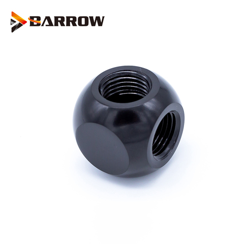 Аксессуары для водяного охлаждения BARROW, 3-ходовой черный или Золотой корпус с кубическим адаптером для кулера G1/4 