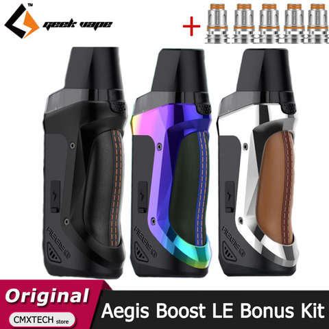 Geekvape Aegis Boost LE бонус комплект Pod 3,7 мл картридж 40 Вт Vape роскошное издание с 5 катушки электронная сигарета испаритель ► Фото 1/6