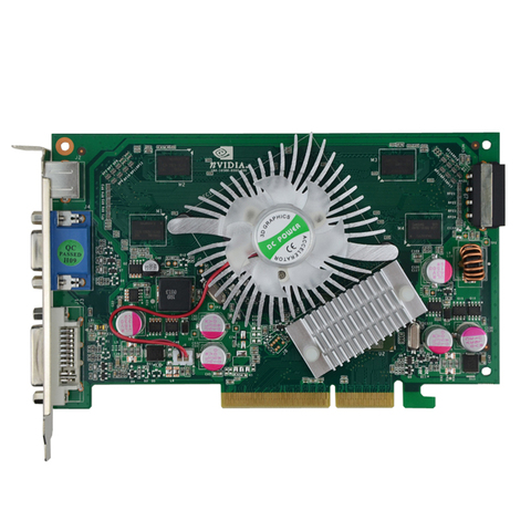 Совершенно новая видеокарта nVIDIA GeForce 7600GT 512 Мб DDR2 AGP solt 8X 4X VGA DVI ► Фото 1/5