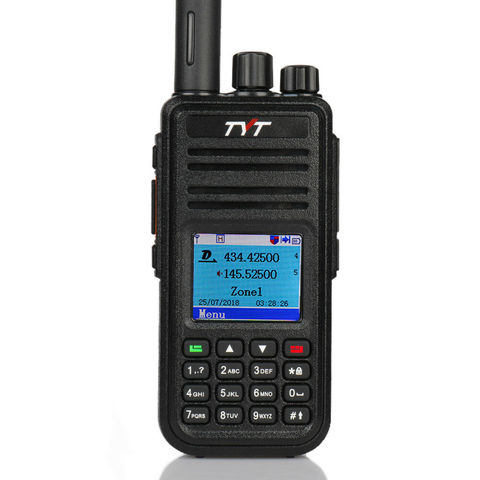 TYT DMR цифровой мобильное радио MD-UV380 Tytera иди и болтай Walkie Talkie “иди и 1000 канальный Профессиональный Ham CB радио двухстороннее радио УКВ MD 380 ► Фото 1/6