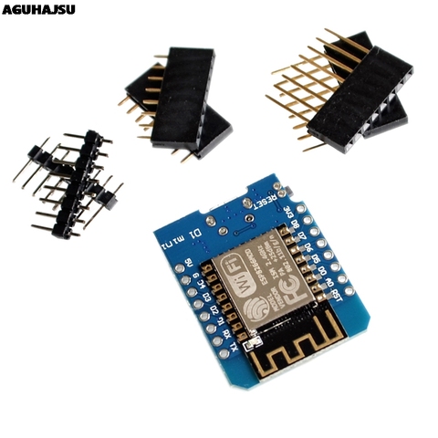 D1 Mini ESP8266 ESP-12 ESP-12F CH340G CH340 V2 USB WeMos wifi макетная плата D1 Mini NodeMCU Lua IOT плата 3,3 В с контактами ► Фото 1/6