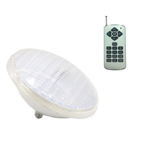 18 Вт 36 Вт 54 Вт Lumiere LED Pool, подводный светильник PAR 56, разноцветная лампа RGB с дистанционным управлением, теплый белый, холодный белый ► Фото 1/6