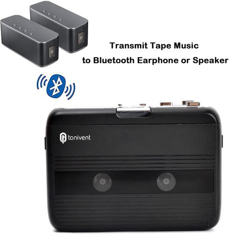 Bluetooth-передатчик Walkman, стерео кассетный плеер с FM-радио, функция автоматического отворота, персональный Bluetooth кассетный плеер ► Фото 1/6