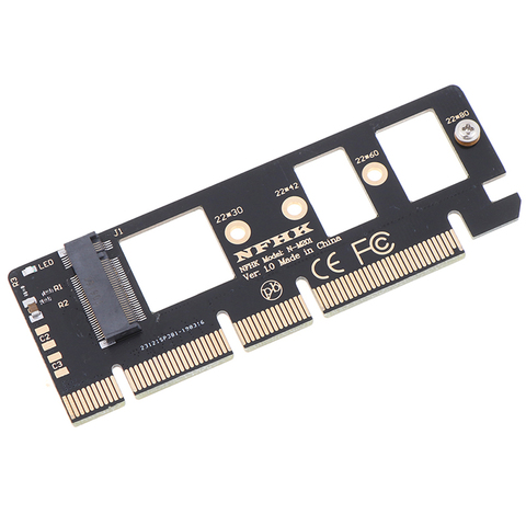 NGFF M Key M.2 NVME AHCI SSD для PCI-E PCI Express 3,0 16x x4 адаптер переходника карты конвертер для XP941 SM951 PM951 A110 SSD ► Фото 1/3