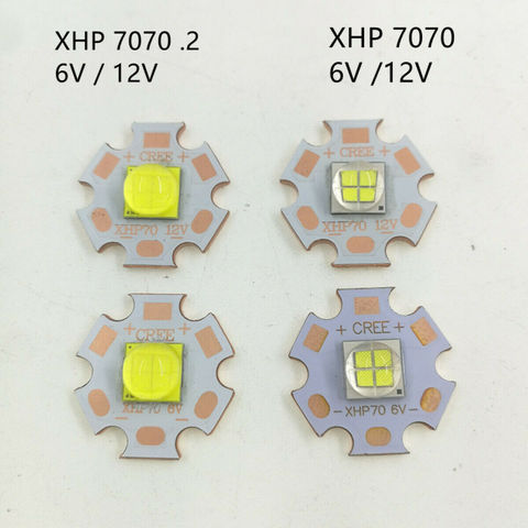 Светодиодный Emitter 6500K светодиодный чип Epi s 7070, 20 Вт, 12 В, 6 в, замена Cree MKR, XHP70, XHP50 ► Фото 1/6