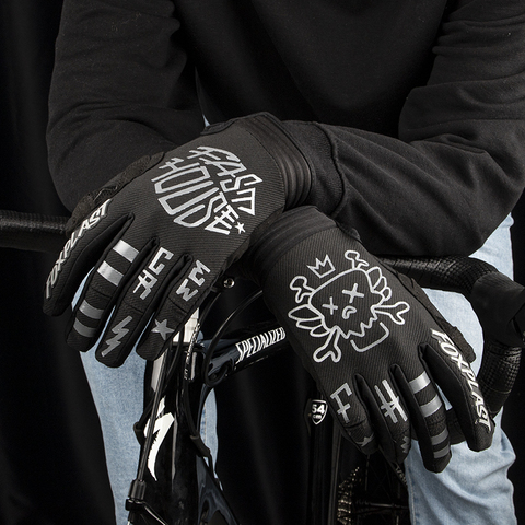 Спортивные перчатки унисекс, Новые велосипедные перчатки с закрытыми пальцами, теплые перчатки для сенсорного экрана, велосипедные, велосипедные, лыжные перчатки для активного отдыха, четыре размера 2022 ► Фото 1/6