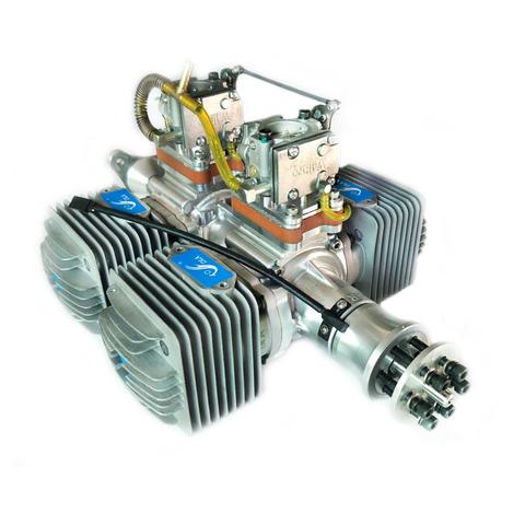DLA360 360cc многоцилиндровый CNC обработанный двигатель для радиоуправляемой модели самолета ► Фото 1/5