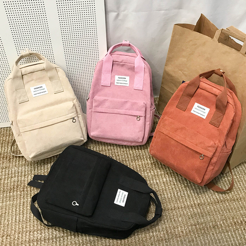 Новый тренд, женский рюкзак, Модный женский рюкзак, школьная сумка в стиле Харадзюку, дорожные сумки через плечо для девочек-подростков 2022 ► Фото 1/6