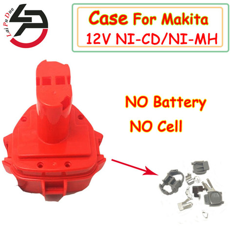 Чехол для аккумуляторной батареи Makita, Ni-MH, 12 В, для пластикового корпуса (коробка без ячеек внутри) ► Фото 1/3