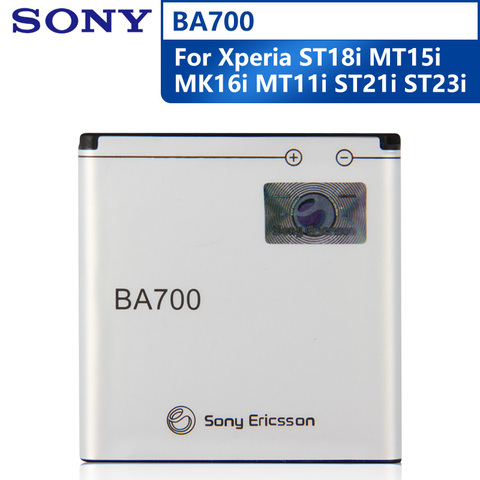 Оригинальная запасная батарея BA700 для телефона SONY ST18i MT15i MT16i MK16i MT11i ST21i ST23i, Оригинальная Аккумуляторная батарея 1500 мАч ► Фото 1/6
