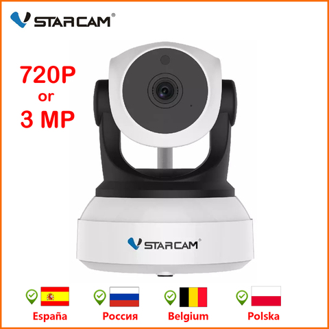 Vstarcam 720P или 3MP Беспроводной Wi-Fi IP Камера видеонаблюдения Камера безопасности Камера ИК Ночное видение PTZ Видеоняни и радионяни Камера ► Фото 1/6