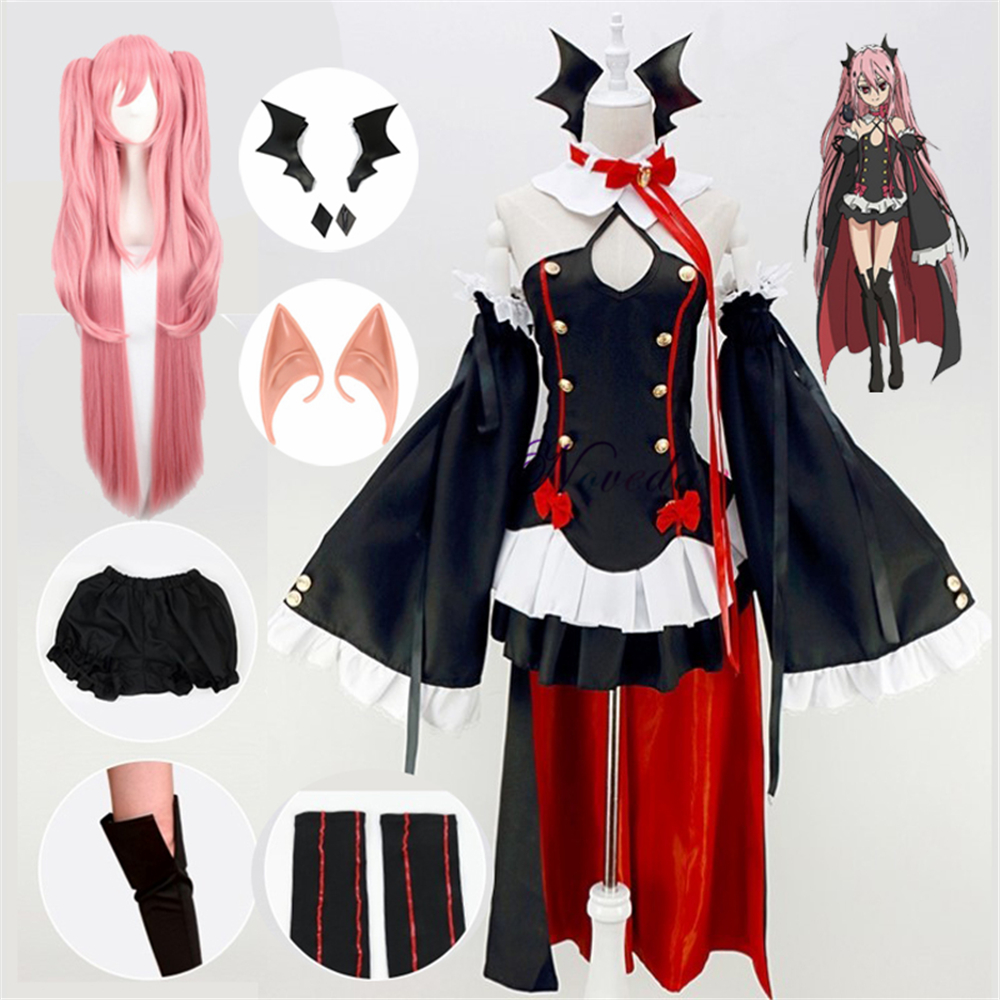 Серафим конца Owari no Seraph Krul Tepes Косплей Костюм Униформа парик  косплей аниме ведьма вампир костюм на Хэллоуин для женщин - История цены и  обзор | Продавец AliExpress - Dance Costume Dress