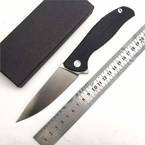 Складной нож KESIWO HA95 с шарикоподшипником и флиппером, универсальный Походный нож для кемпинга D2 Balde G10, ручной тактический нож для выживания на каждый день ► Фото 1/6