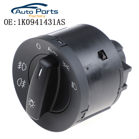 Переключатель противотуманной фары для VW GOLF CADDY JETTA PASSAT B6 CC Rabbit TOURAN Tiguan Eos 1K0941431AS 1K0941431A ► Фото 1/6